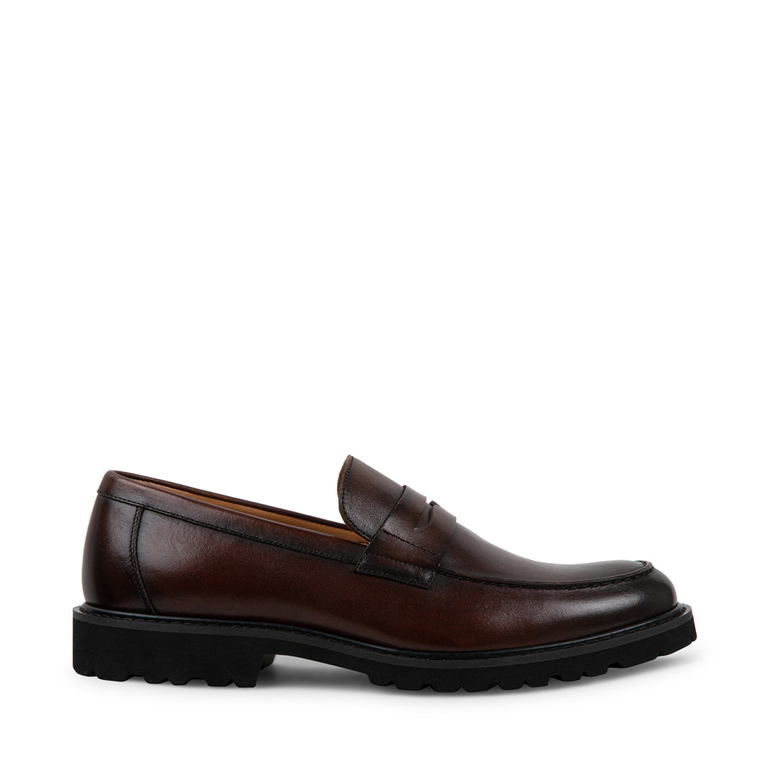 KAYVONN Brown Leather Men's Casual Shoes | Men's Designer Shoes – Steve ...