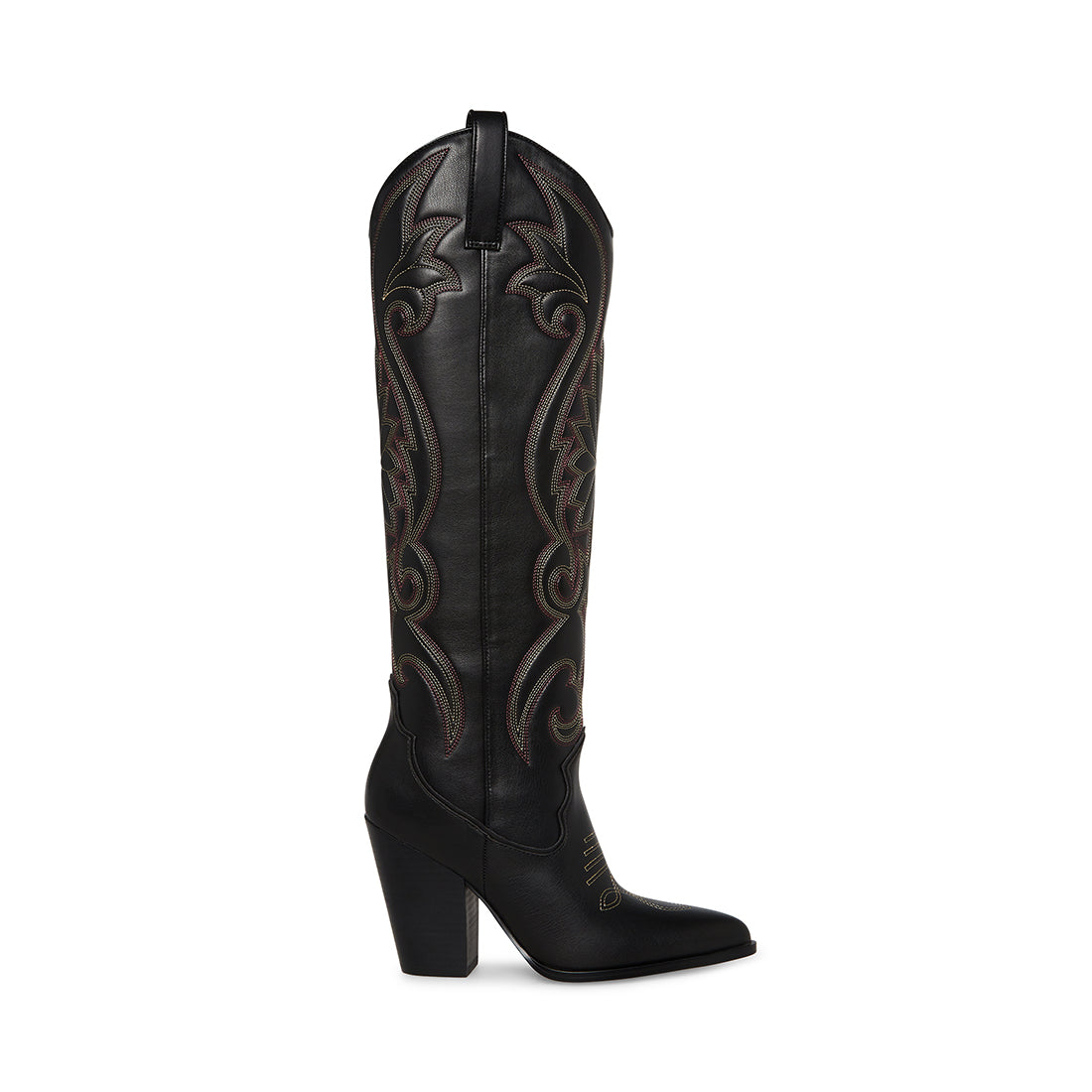 LASSO Black Multi Knee High Western Cowboy Boots | Women's Designer Boots –  Steve Madden Canada