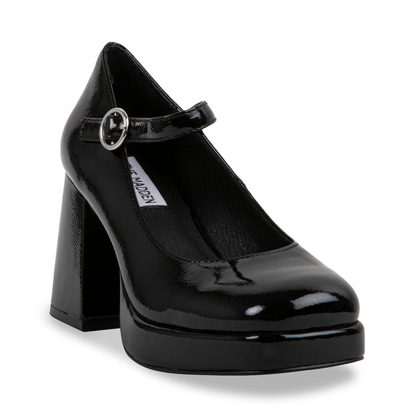 MINGLEE BLACK PATENT - Women's Shoes - Steve Madden Canada