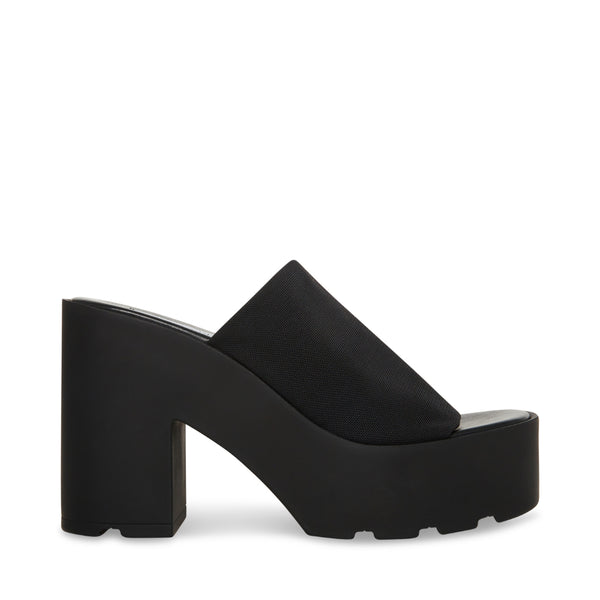 SAMI Black Platform Slide Sandals | Women's Designer Sandals – Steve ...