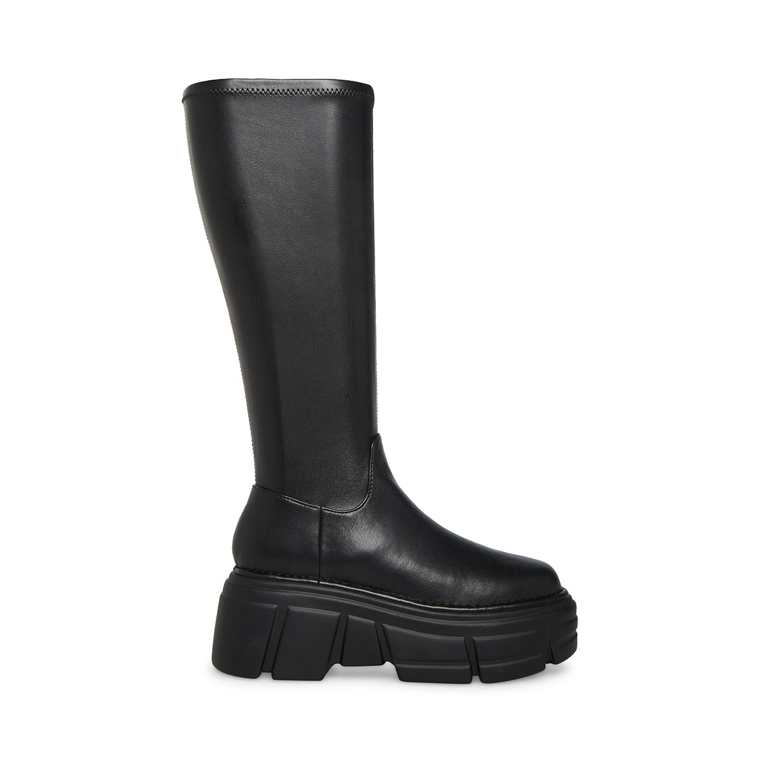TERO Black Knee High Platform Boots | Women's Designer Boots – Steve ...