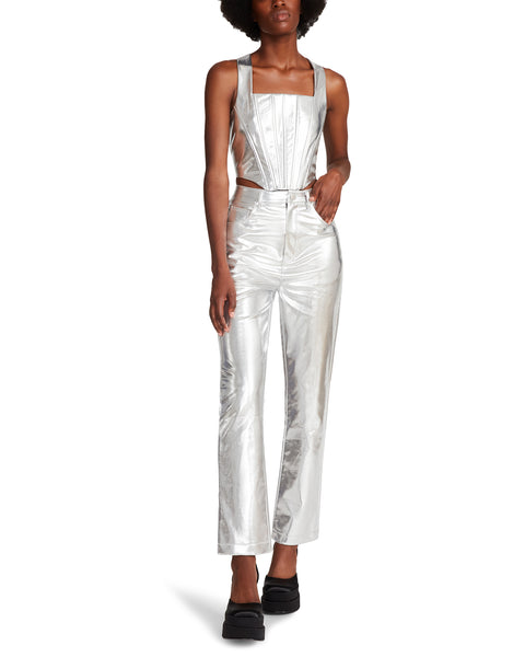 JOSIE PANT SILVER - Clothing - Steve Madden Canada