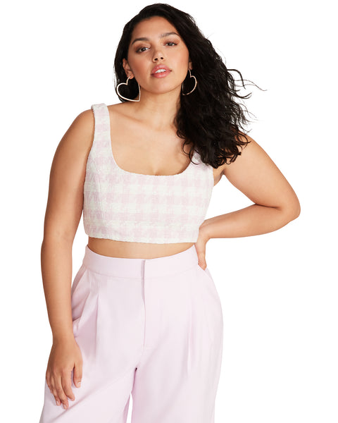 LAYLA TOP PINK - Clothing - Steve Madden Canada