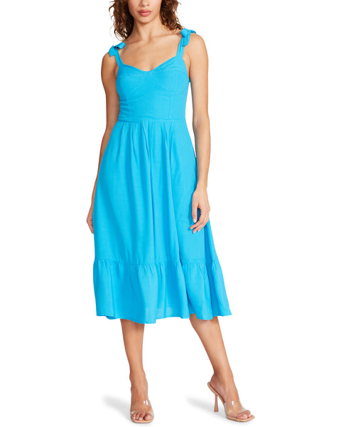 SOPHIA ROSE DRESS BLUE - Clothing - Steve Madden Canada