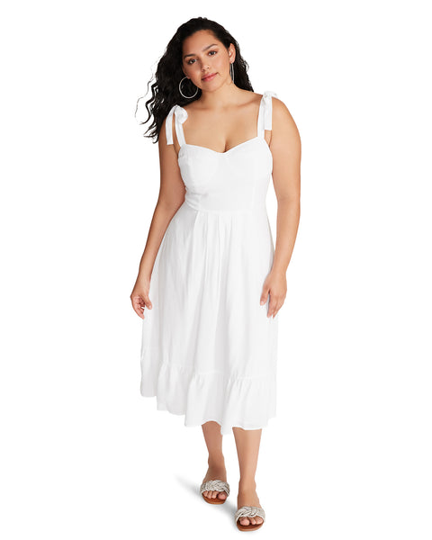 SOPHIA ROSE DRESS WHITE - Clothing - Steve Madden Canada