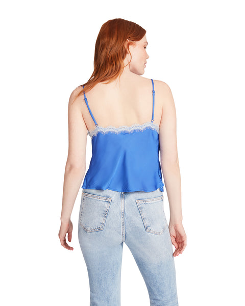 ASHER TOP BLUE - Clothing - Steve Madden Canada