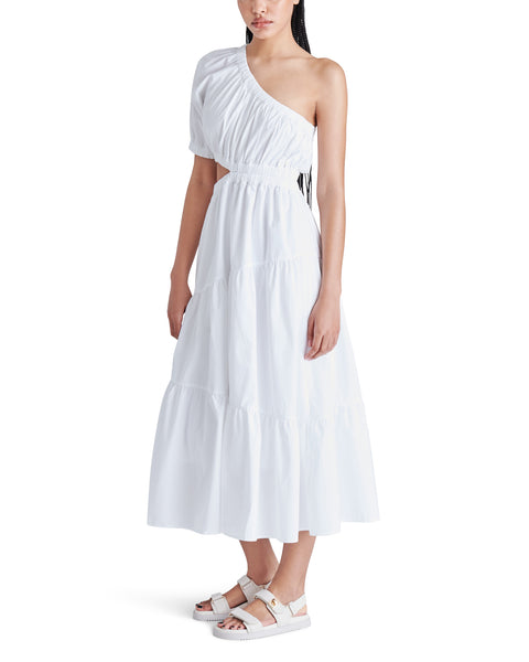 LEENA MAXI DRESS WHITE - Clothing - Steve Madden Canada