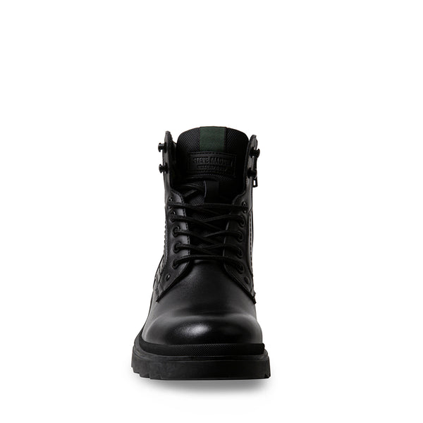 GILBERT BLACK LEATHER - Shoes - Steve Madden Canada