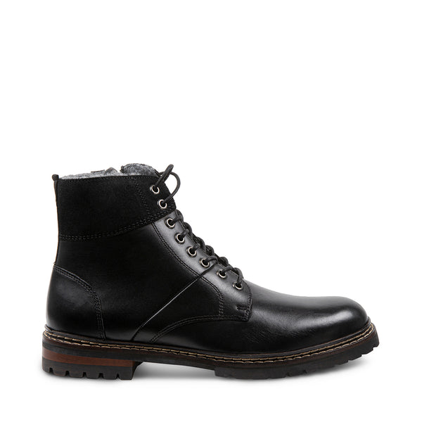 STRATUSF BLACK LEATHER - Shoes - Steve Madden Canada