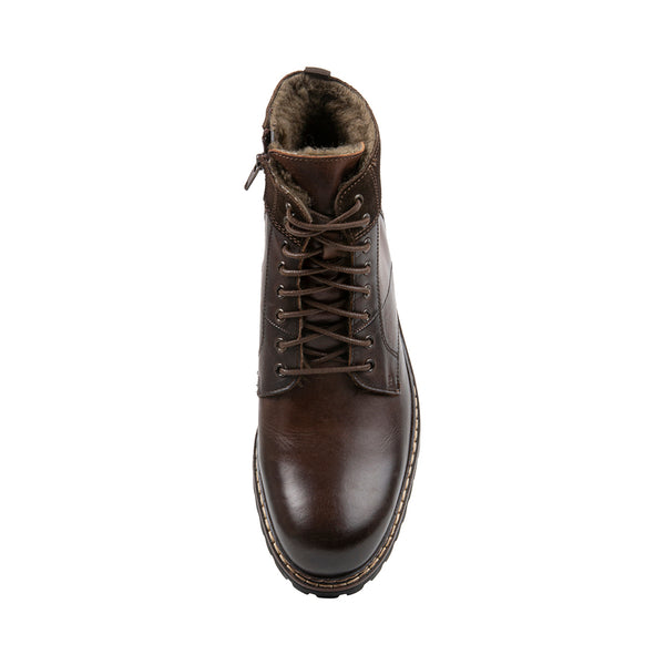 STRATUSF BROWN LEATHER - Shoes - Steve Madden Canada