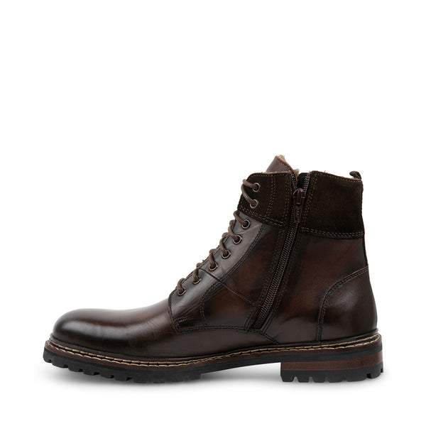 STRATUSF BROWN LEATHER - Shoes - Steve Madden Canada