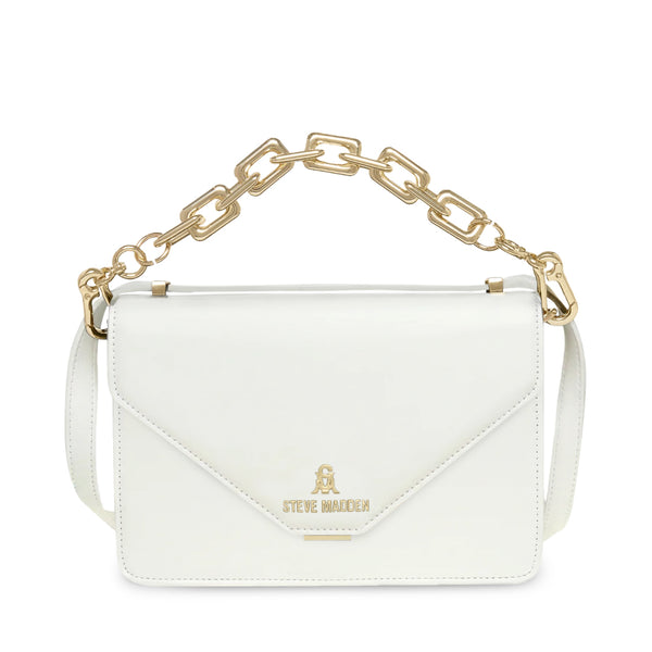 BINDIO-L White Shoulder Bags | Women's Designer Handbags – Steve Madden ...