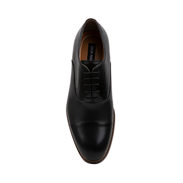BARRETT BLACK LEATHER - Shoes - Steve Madden Canada