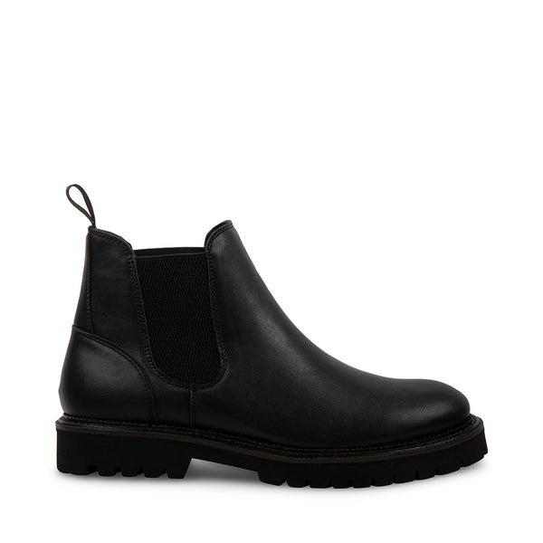 CLAYTON BLACK LEATHER - Shoes - Steve Madden Canada