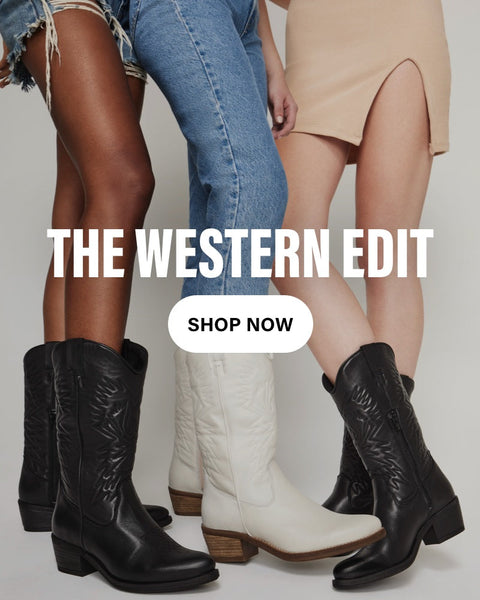 SHOP THE COLLECTION, WESTERN - Ghost Ad - Steve Madden Canada